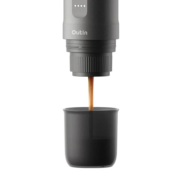 Outin Nano Portable Espresso Machine Space Gray